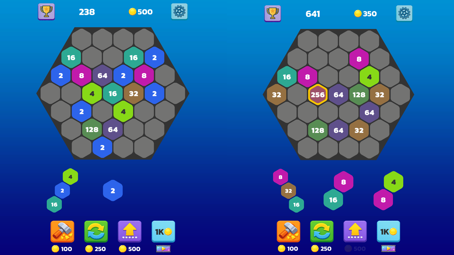 2048 HEX Block — screenshot 1