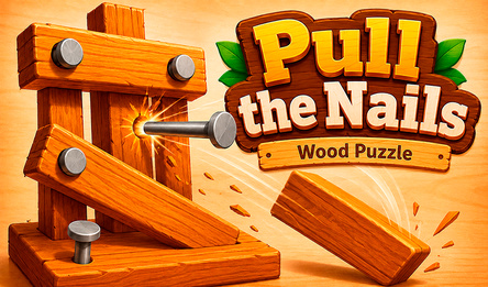Pull the Nails: Wood Puzzle