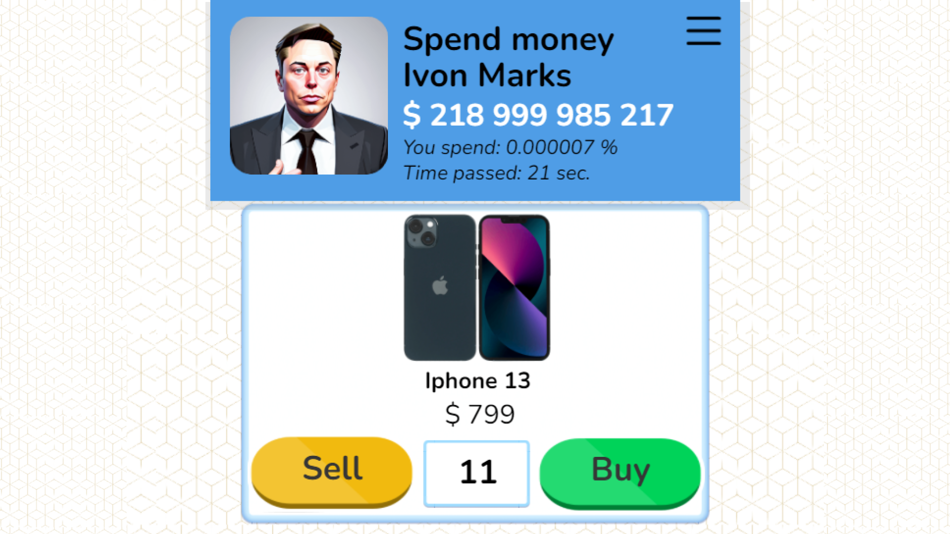 Spend Billionaire's Money. Rich man simulator. screenshot