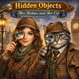 Hidden Object: Miss Holmes and her cat