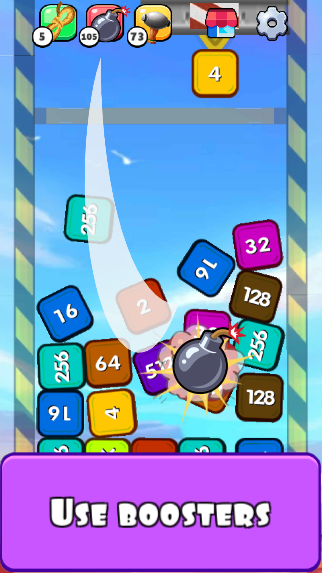 Funny Cubes 2048 screenshot 6