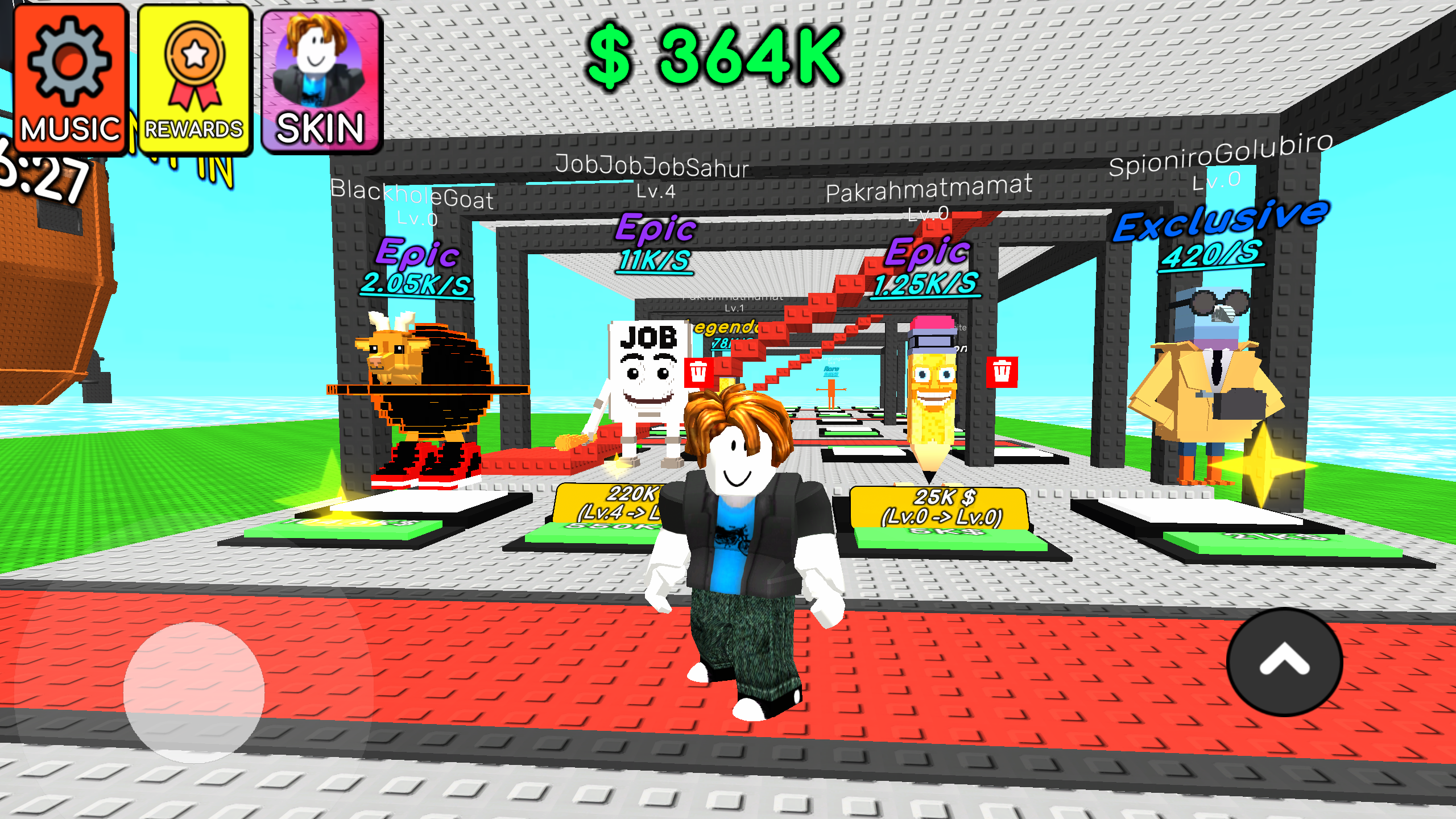 Shoot the Cannon and Get Brainrots +1 Tycoon — screenshot 3