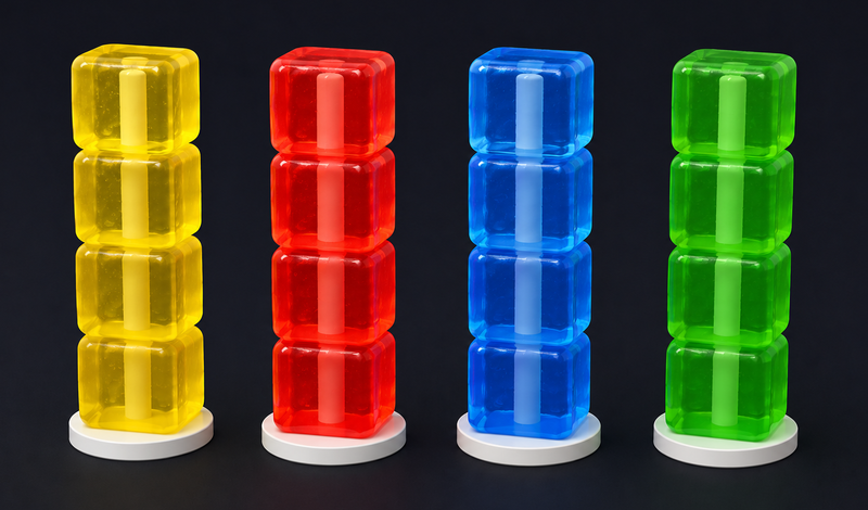 Jelly Cubes: Color Sort game cover