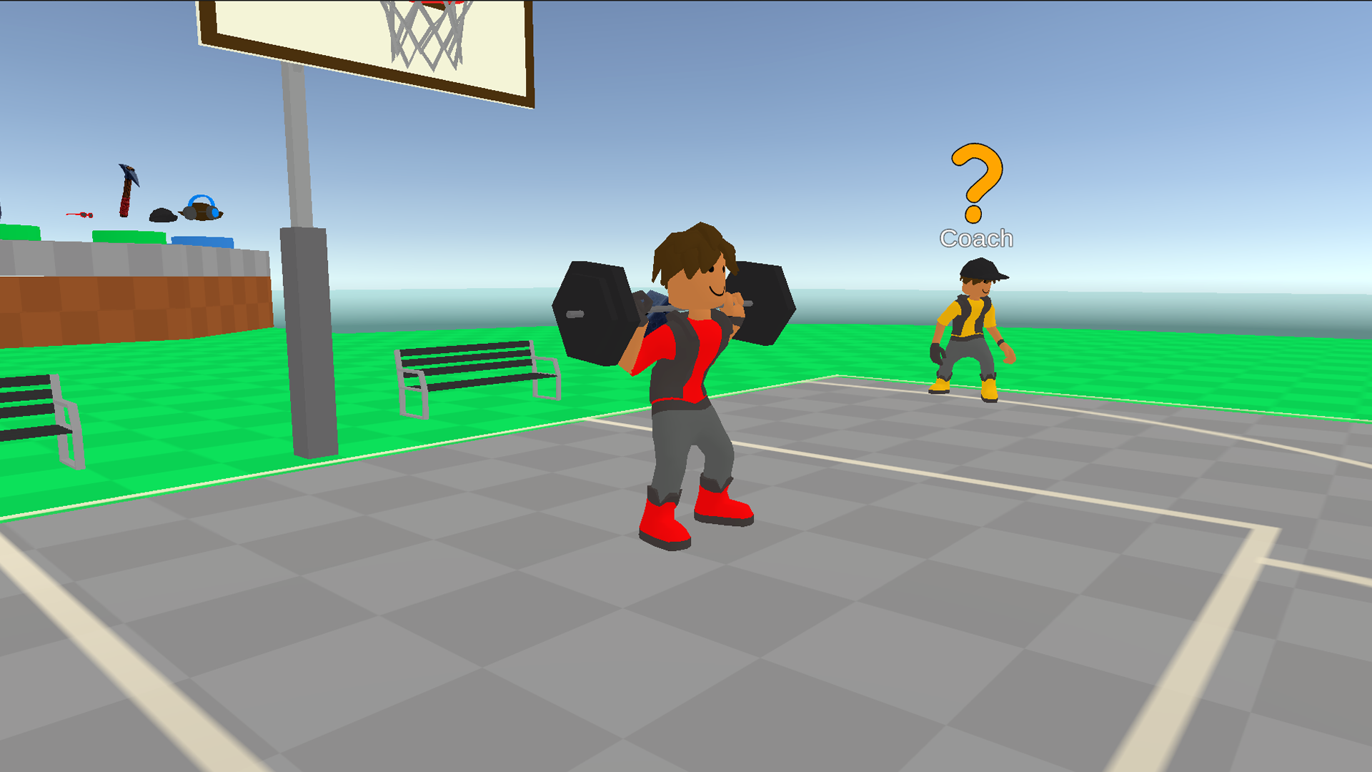Obby and Sprunki: Playground screenshot