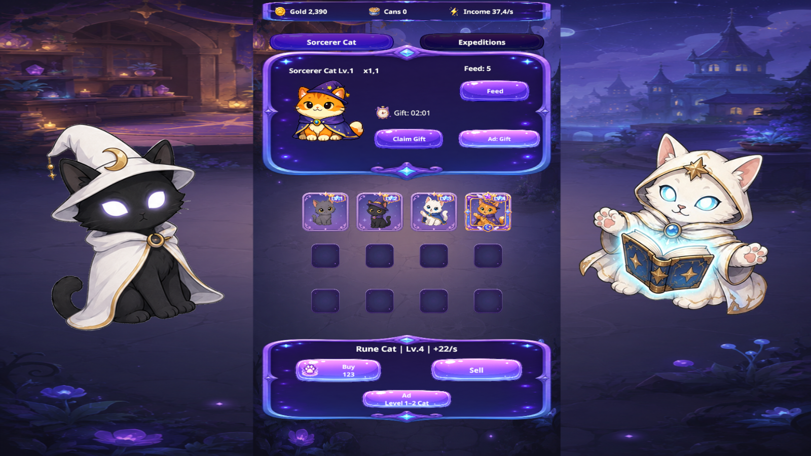 Wizard Cats — screenshot 2