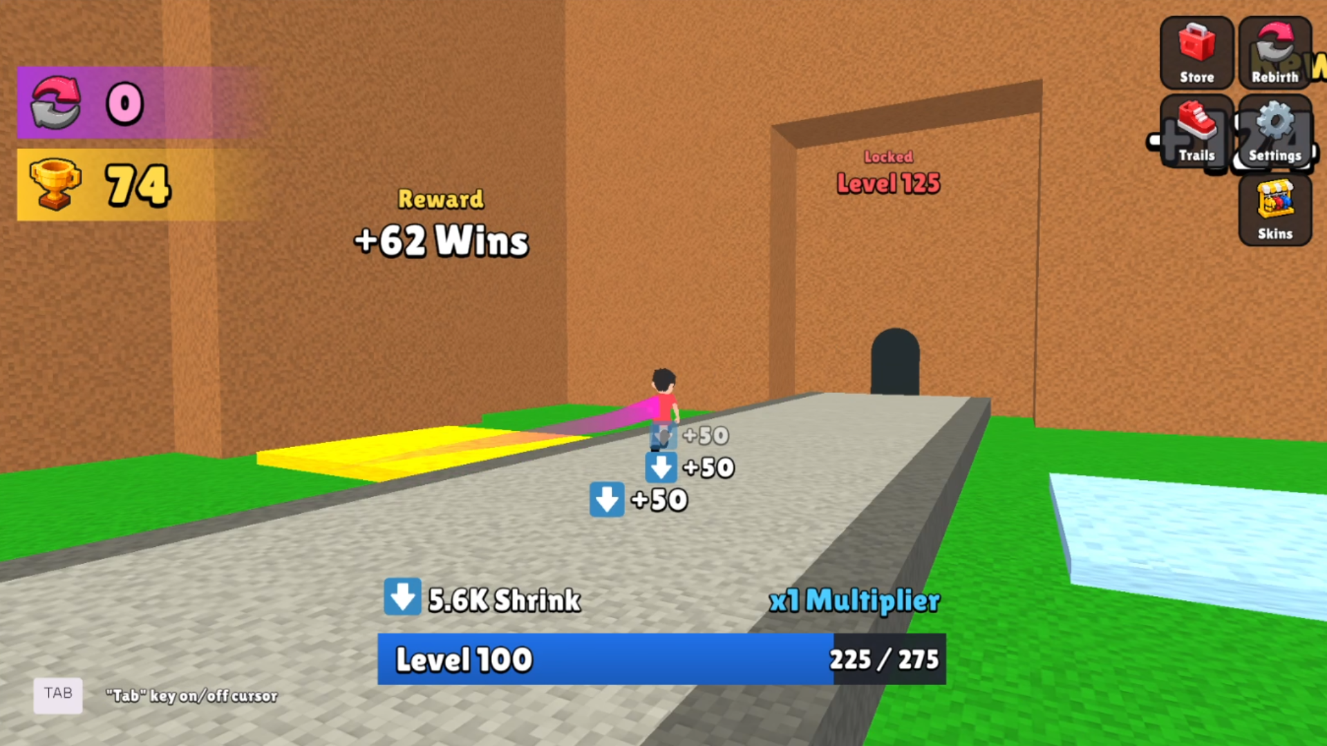 +1 Weight Loss per Step: Obby screenshot 1