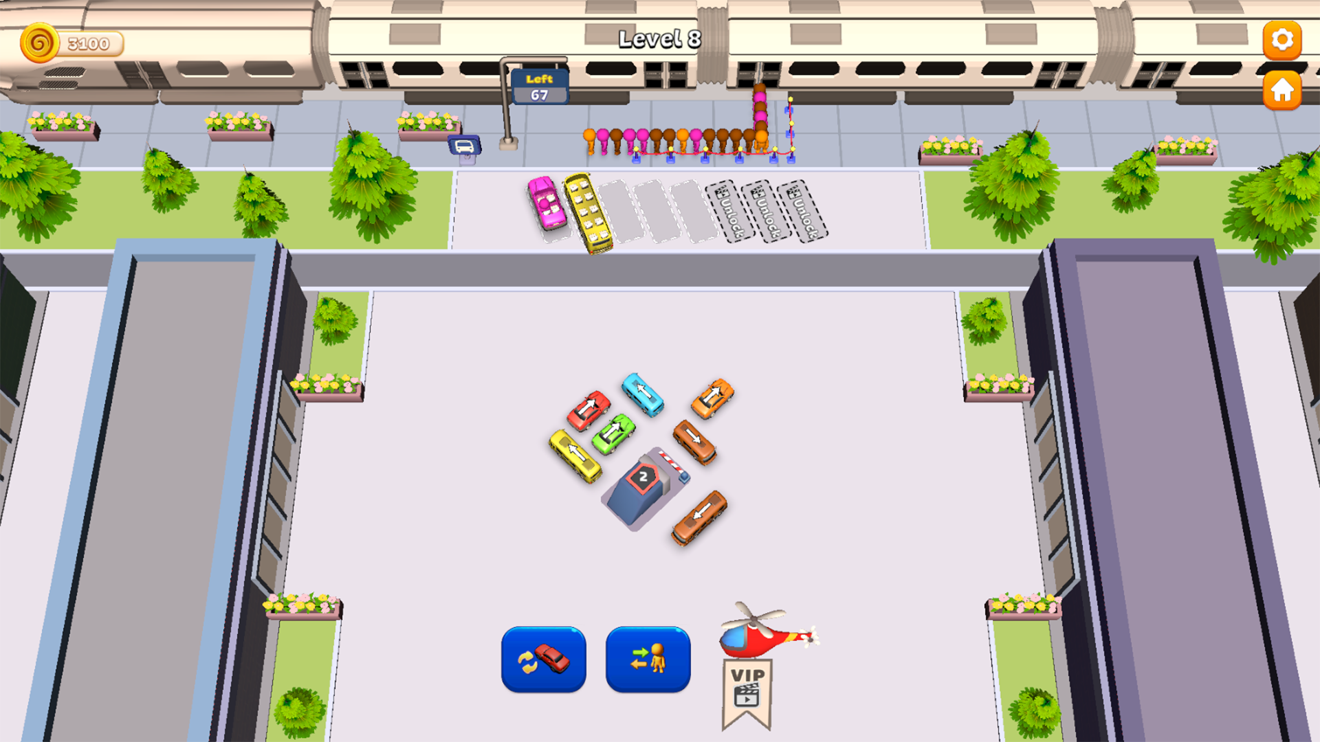 Unjam the Traffic: Bus Stop! screenshot 2