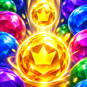 Balls 2048: Merging and Rearrangements
