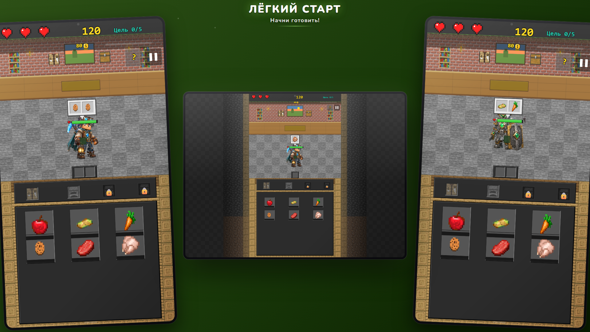 Крипер-Повар Накорми мобов! — screenshot 1