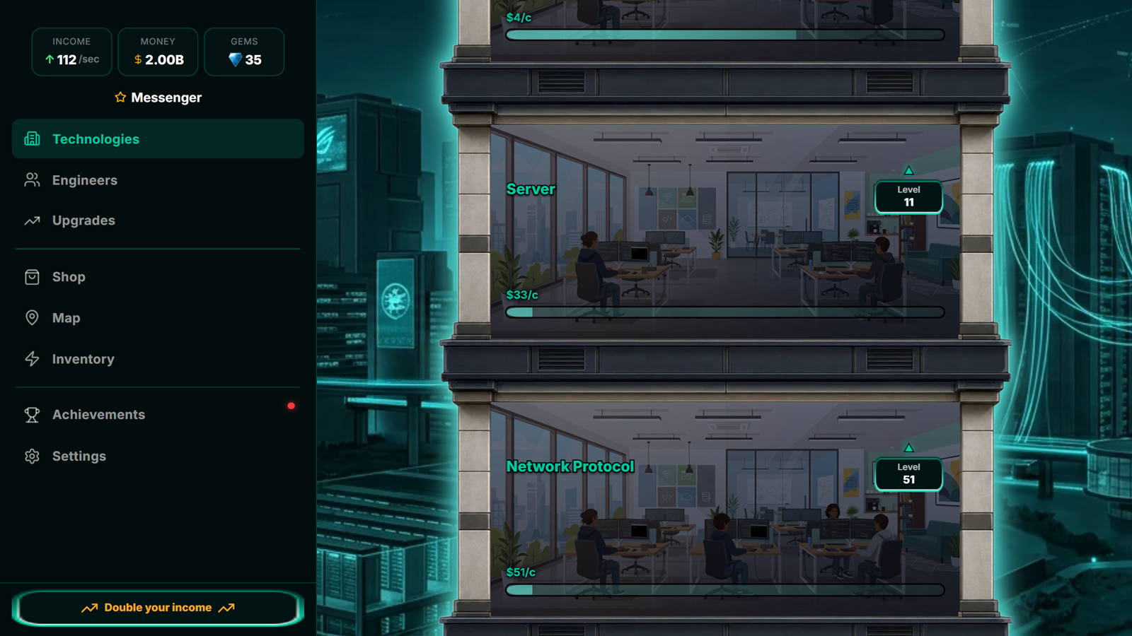 Idle IT Tycoon screenshot