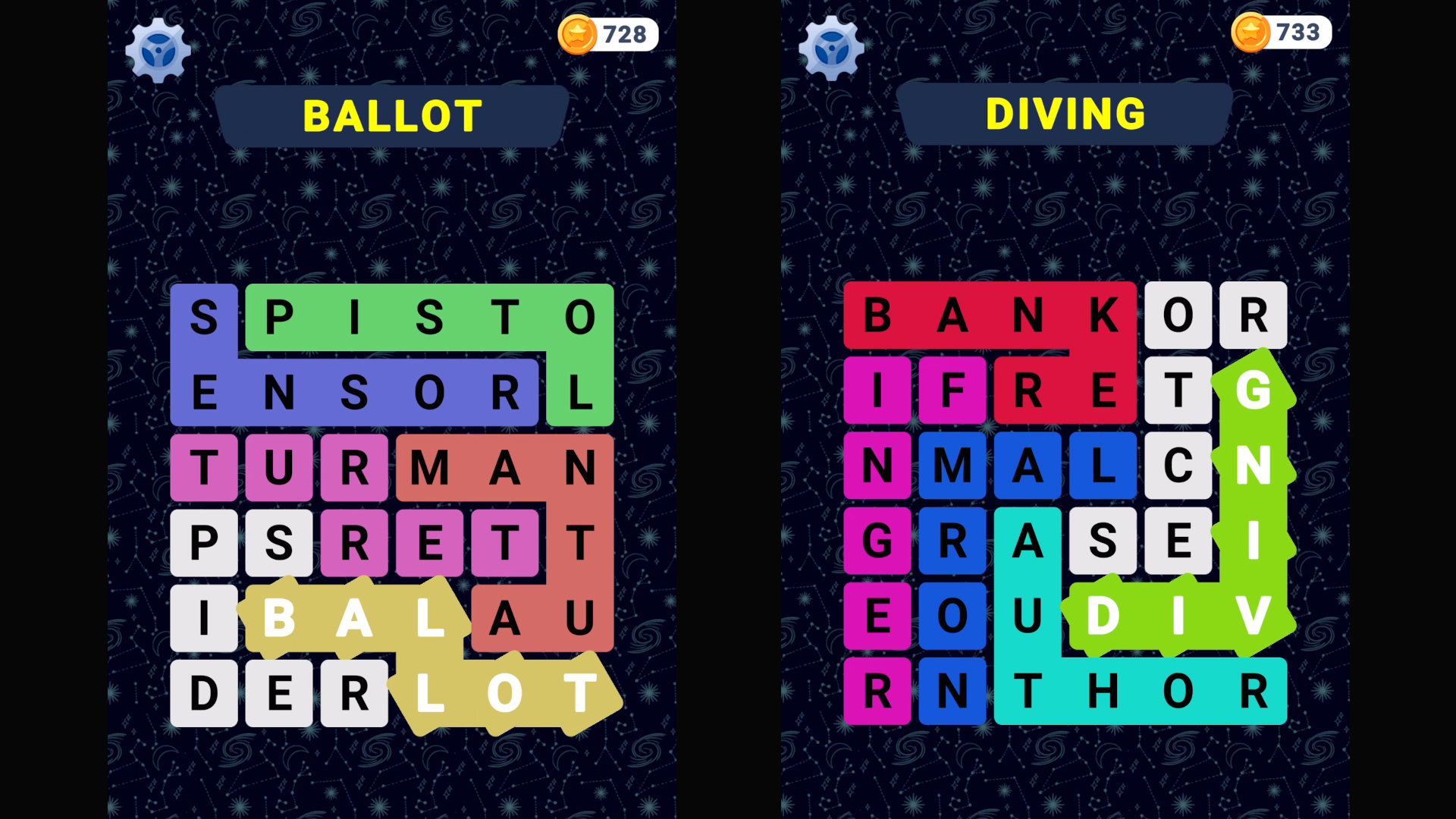Fillwords: Word Puzzle screenshot 2