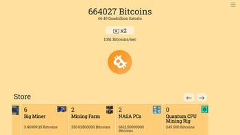 Bitcoin idle clicker