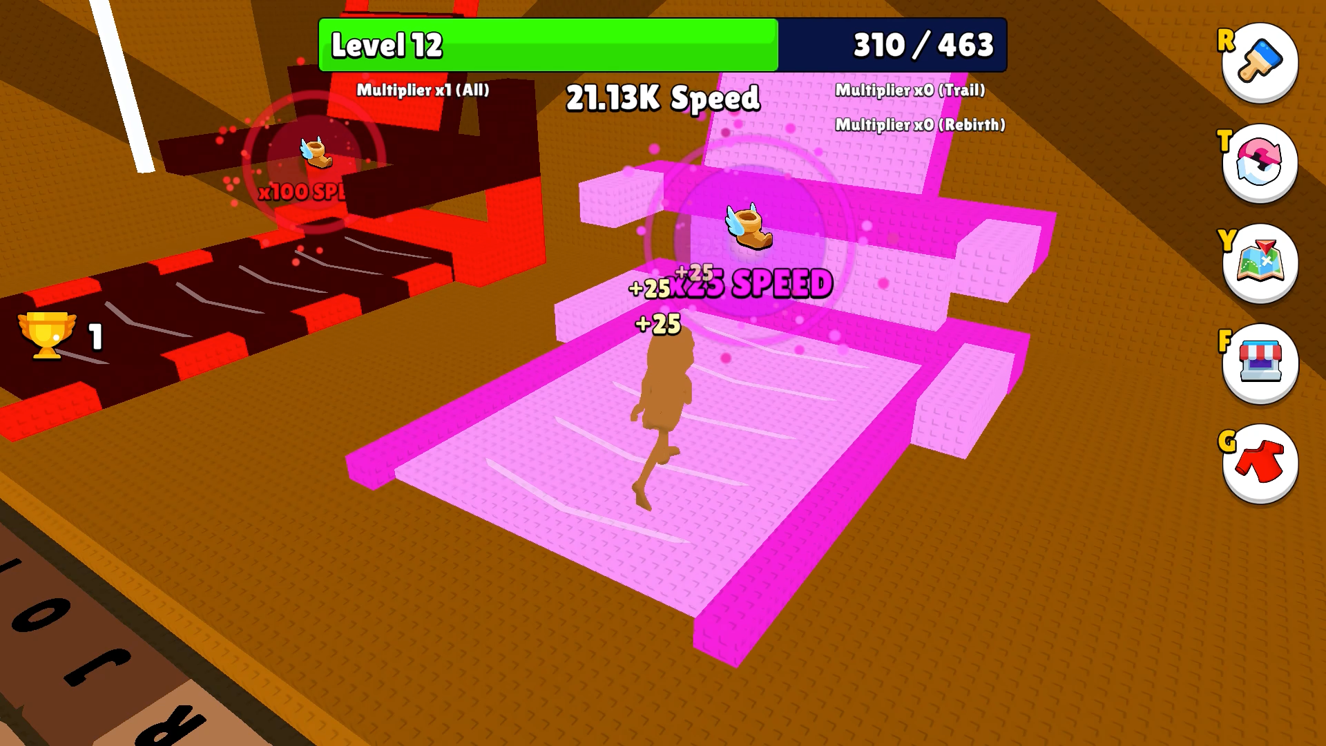 +1 Speed Keyboard Escape: Obby — screenshot 4