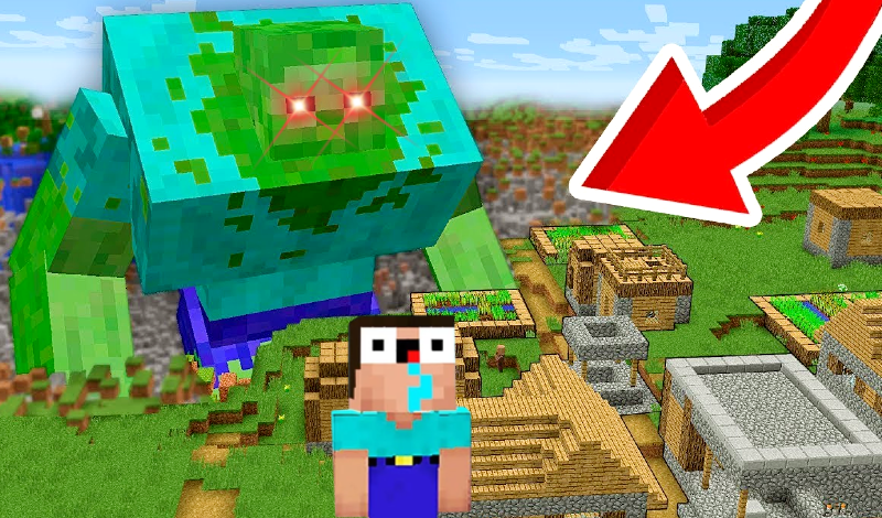 Noob saves his village game cover