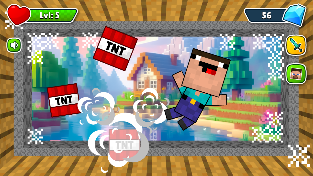 Noob Squid Craft Playground Sandbox Ragdoll Mod screenshot