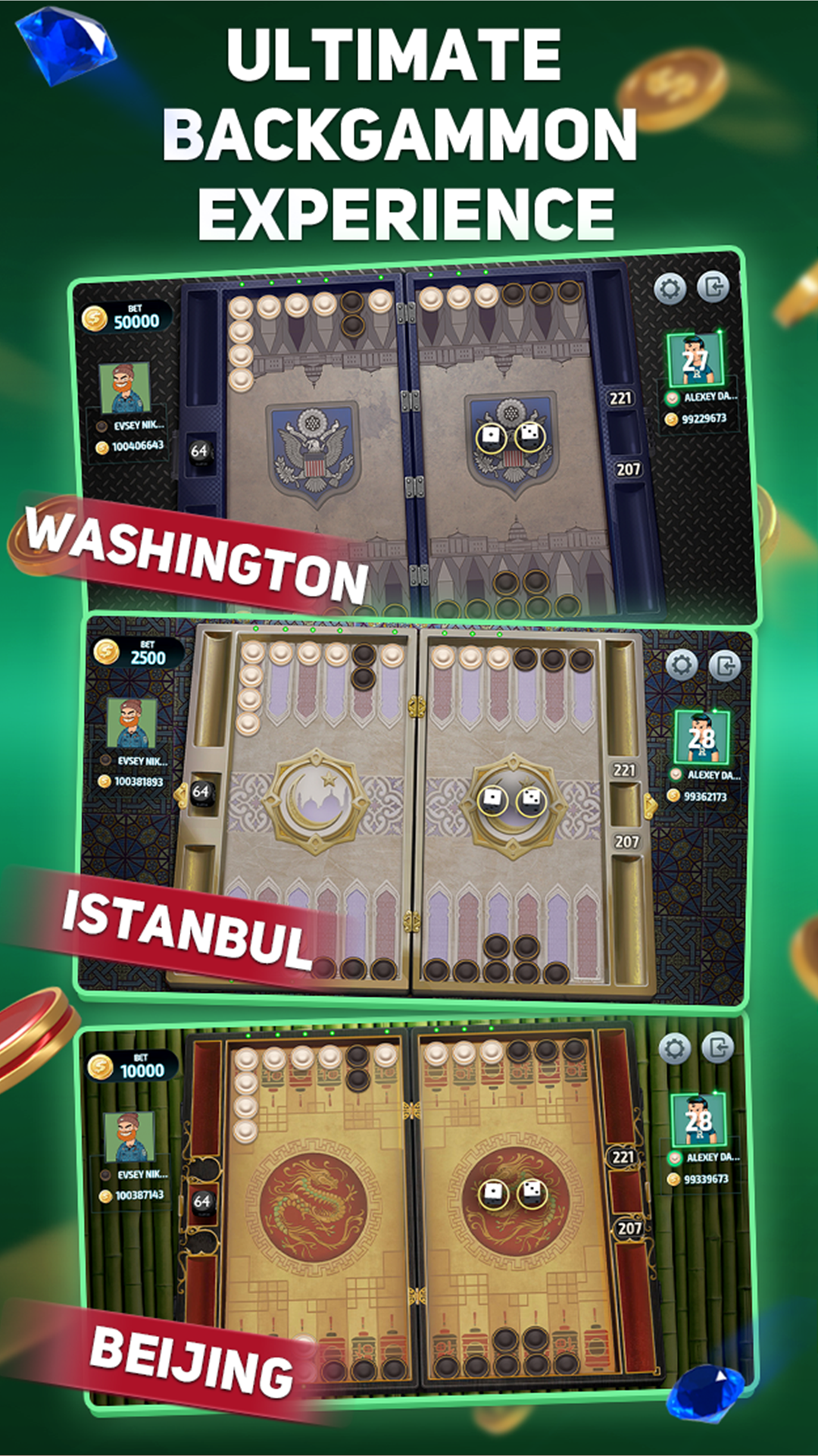 Backgammon Tournament screenshot 5