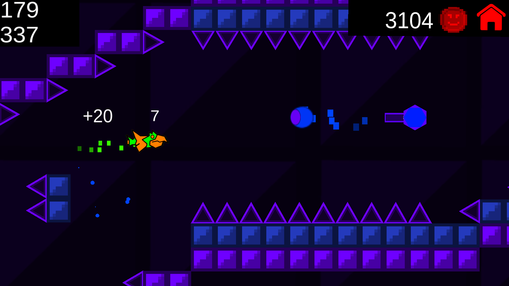 Dash Geometry: Leveling Up screenshot