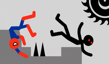 Fall Red Stickman