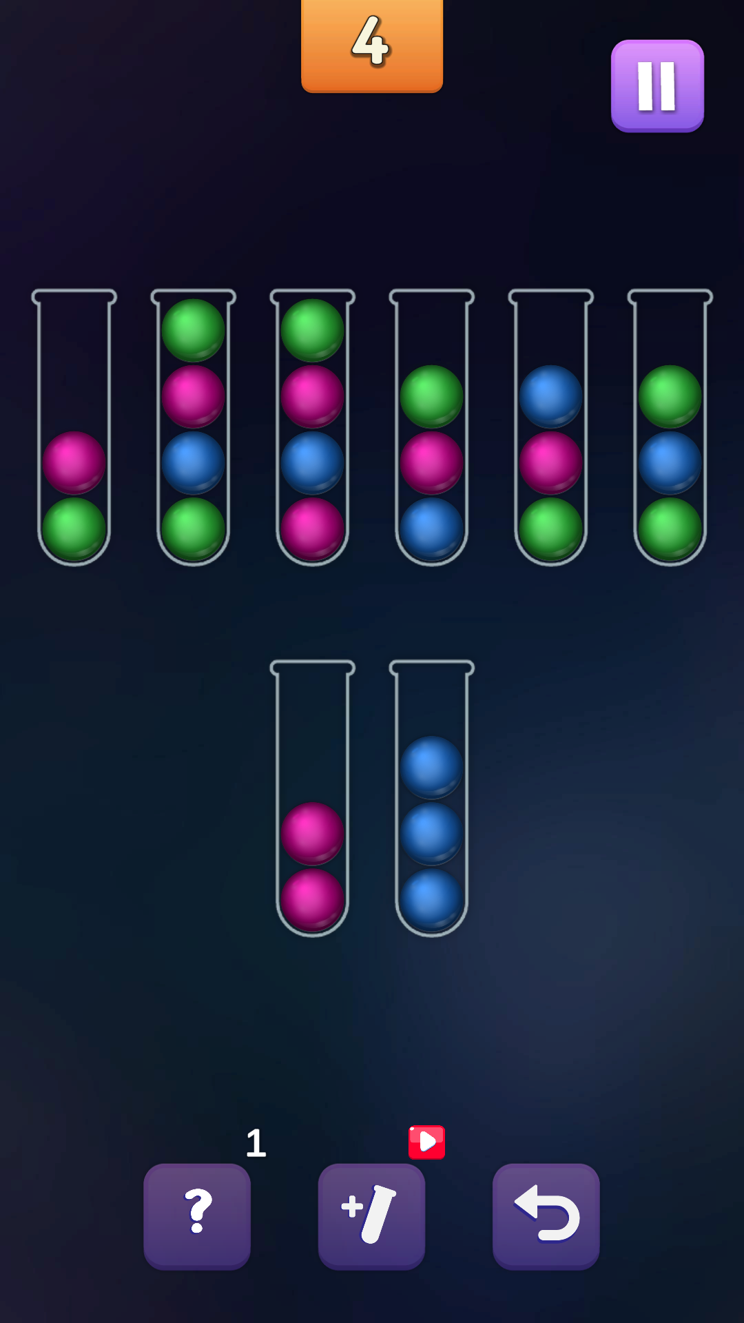 Sort Colored Balls Puzzle screenshot 9
