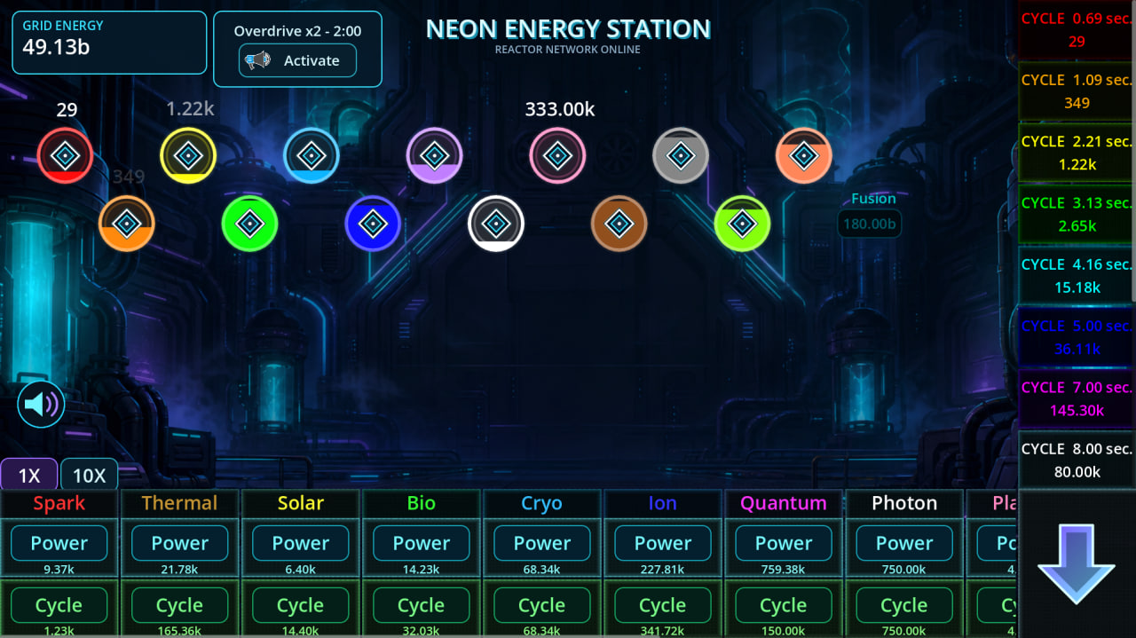 Neon Energy Station — screenshot 3
