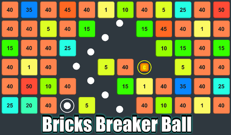 Bricks Breaker Ball game cover