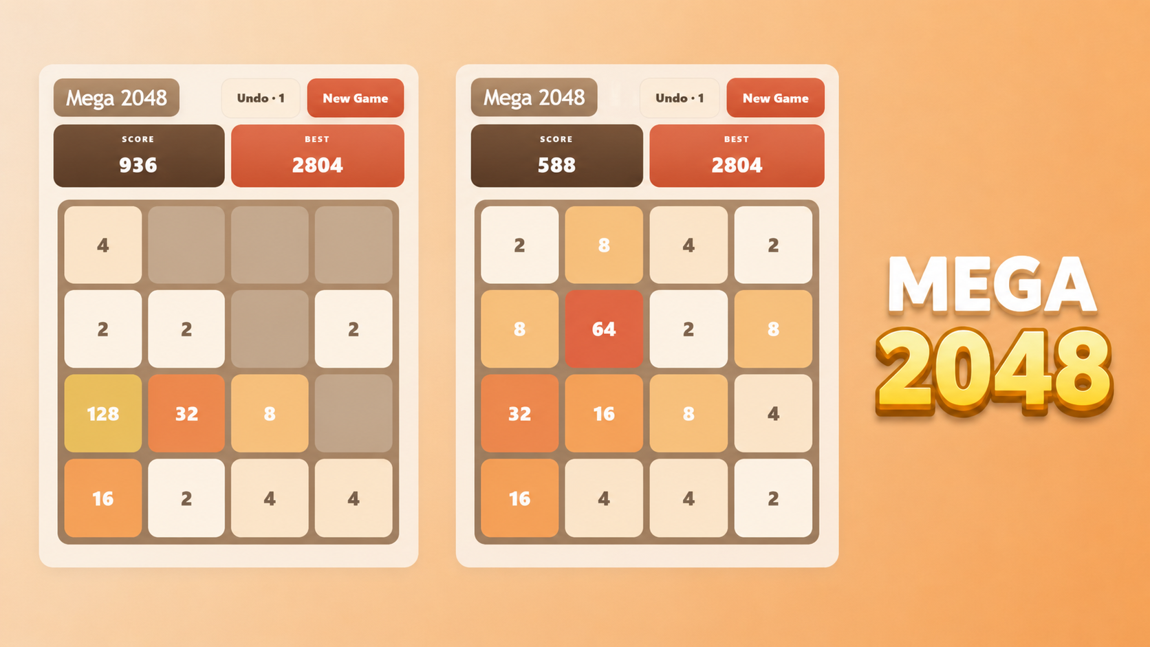 Mega 2048 — screenshot 1
