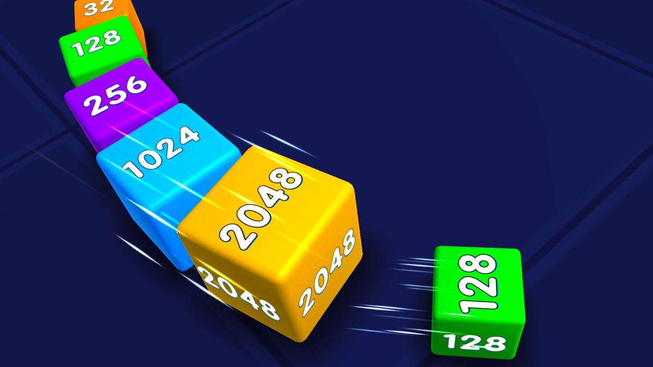 Cube Snake 2048 screenshot