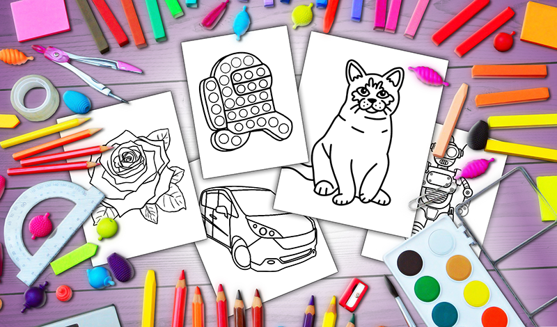 Coloring Book for Kids game cover