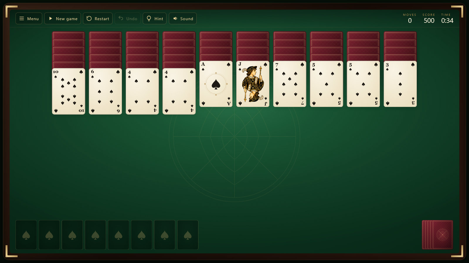 Spider Solitaire Premium screenshot
