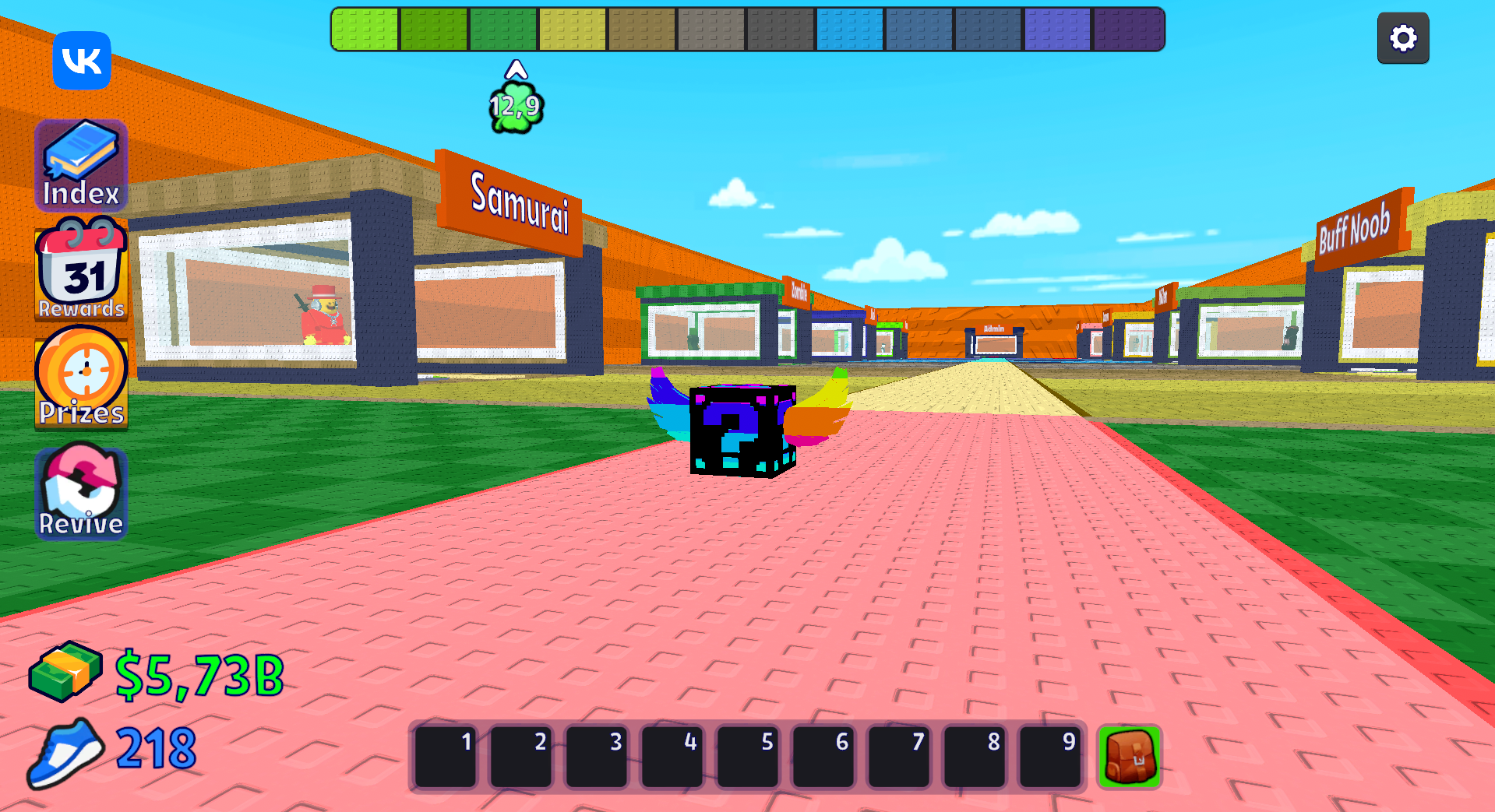 Grab the Lucky Blocks and Run from Guards screenshot