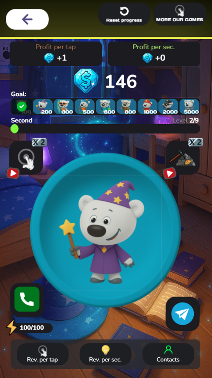 Mi-Mi-Bears Dot Calls: Chat-Prank, Video, Live screenshot 4