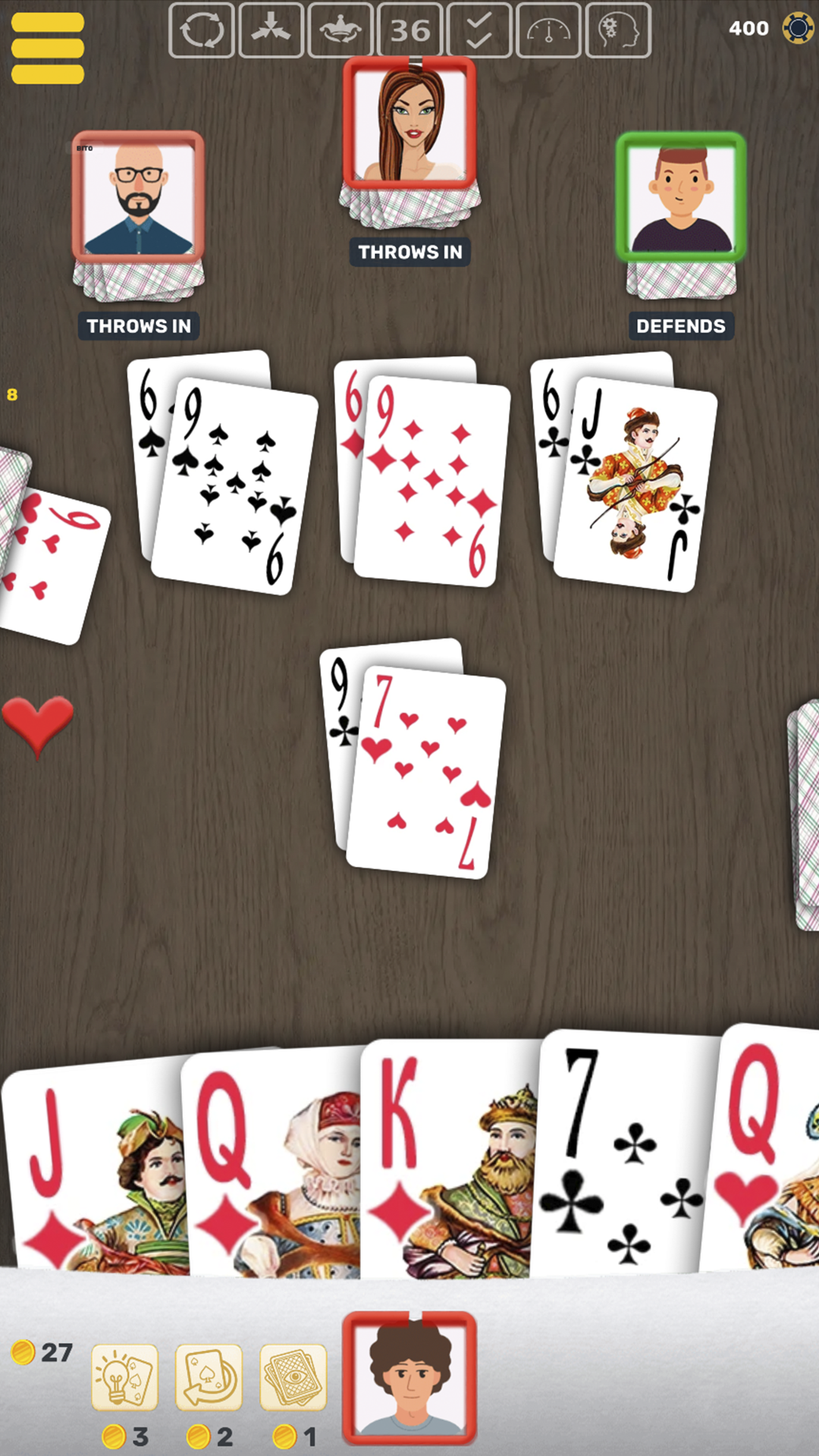 Durak transfer regular cards screenshot 7