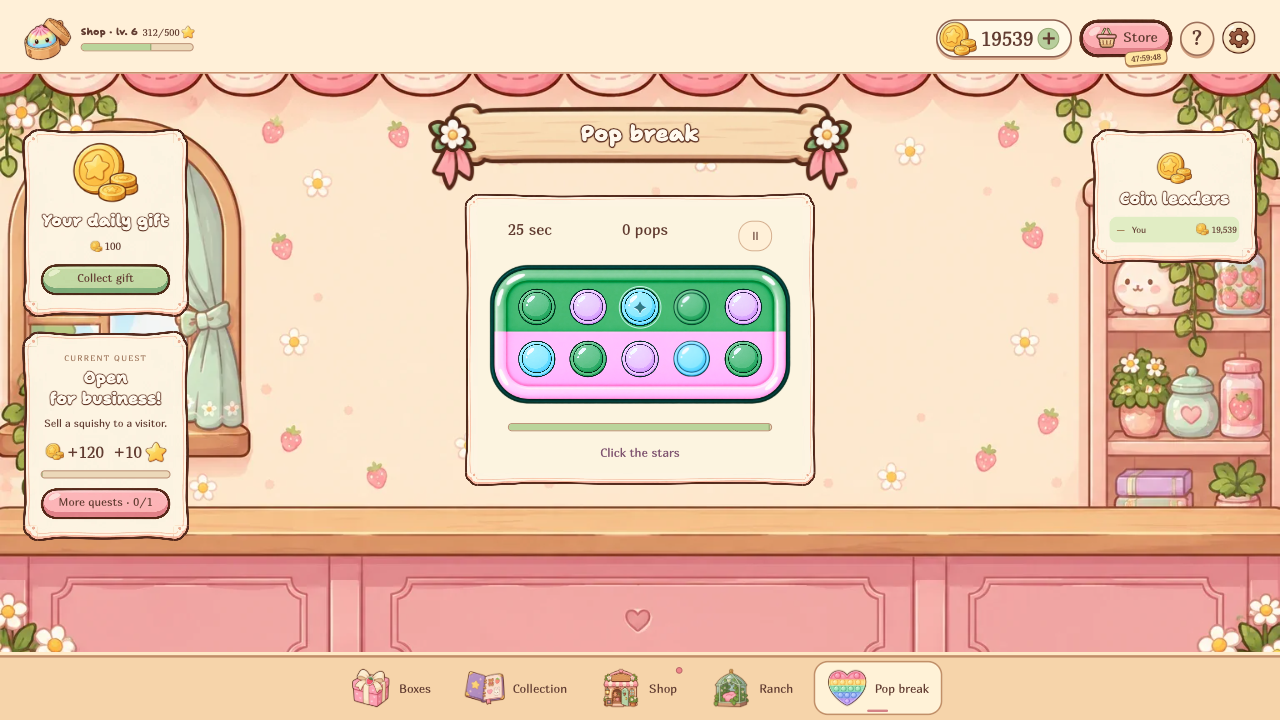 ASMR Store. Sell the squishes, open boxes! — screenshot 3