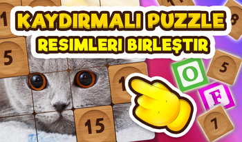 Kaydırmalı Puzzle: Resimleri Birleştir