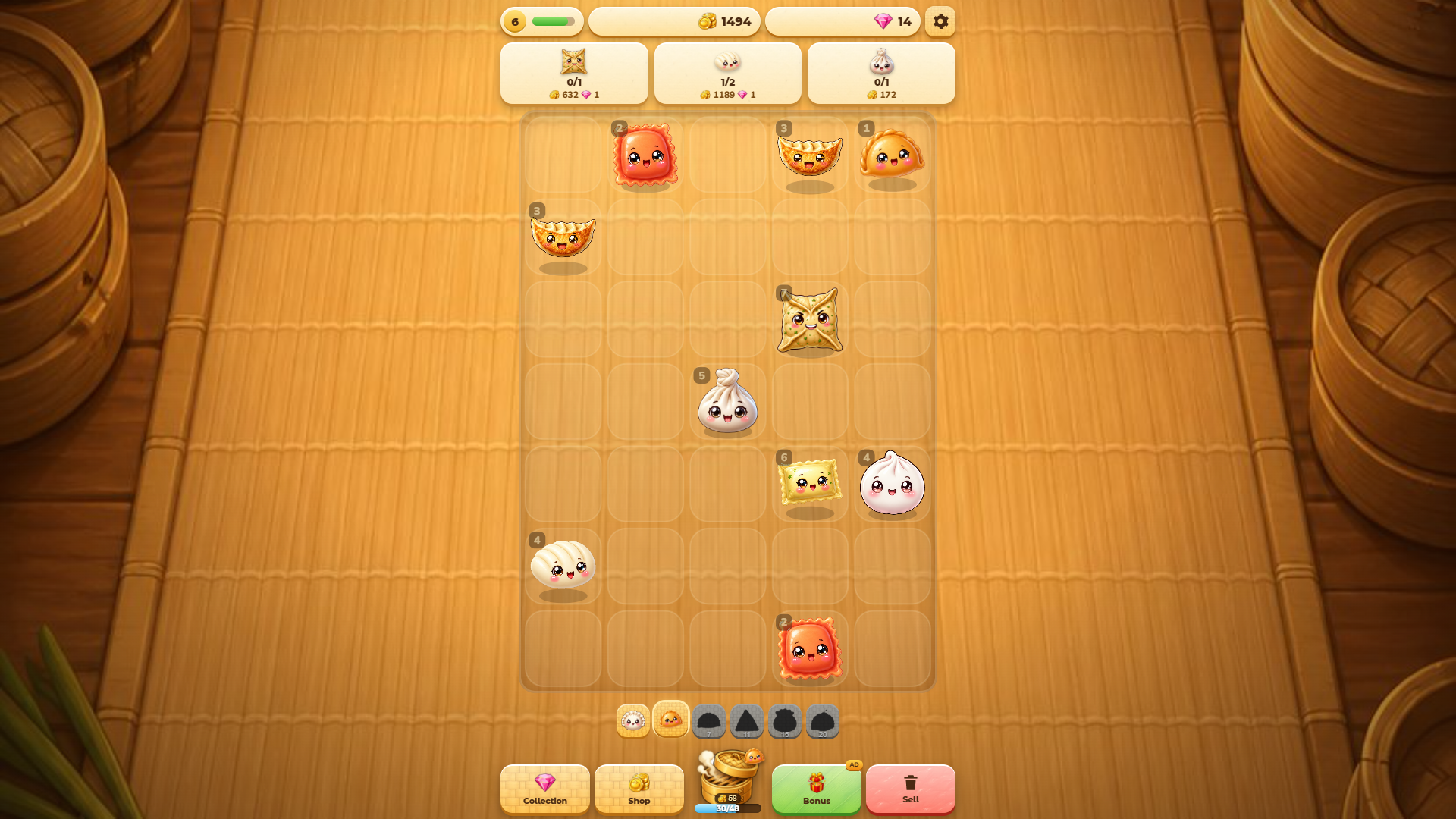 Dumpling Merge: Dumplings — screenshot 1