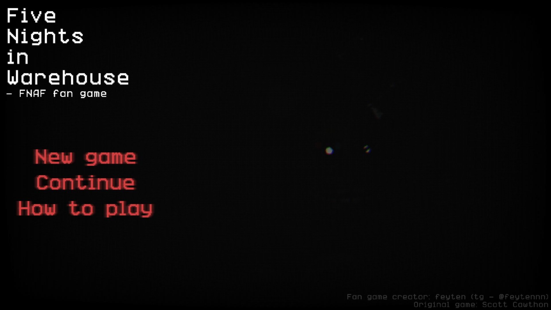 Five Nights in Warehouse - FNAF fan game screenshot