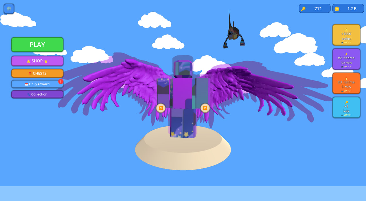 Obby: Upgrade Your Pet! +1 Per Second — screenshot 1