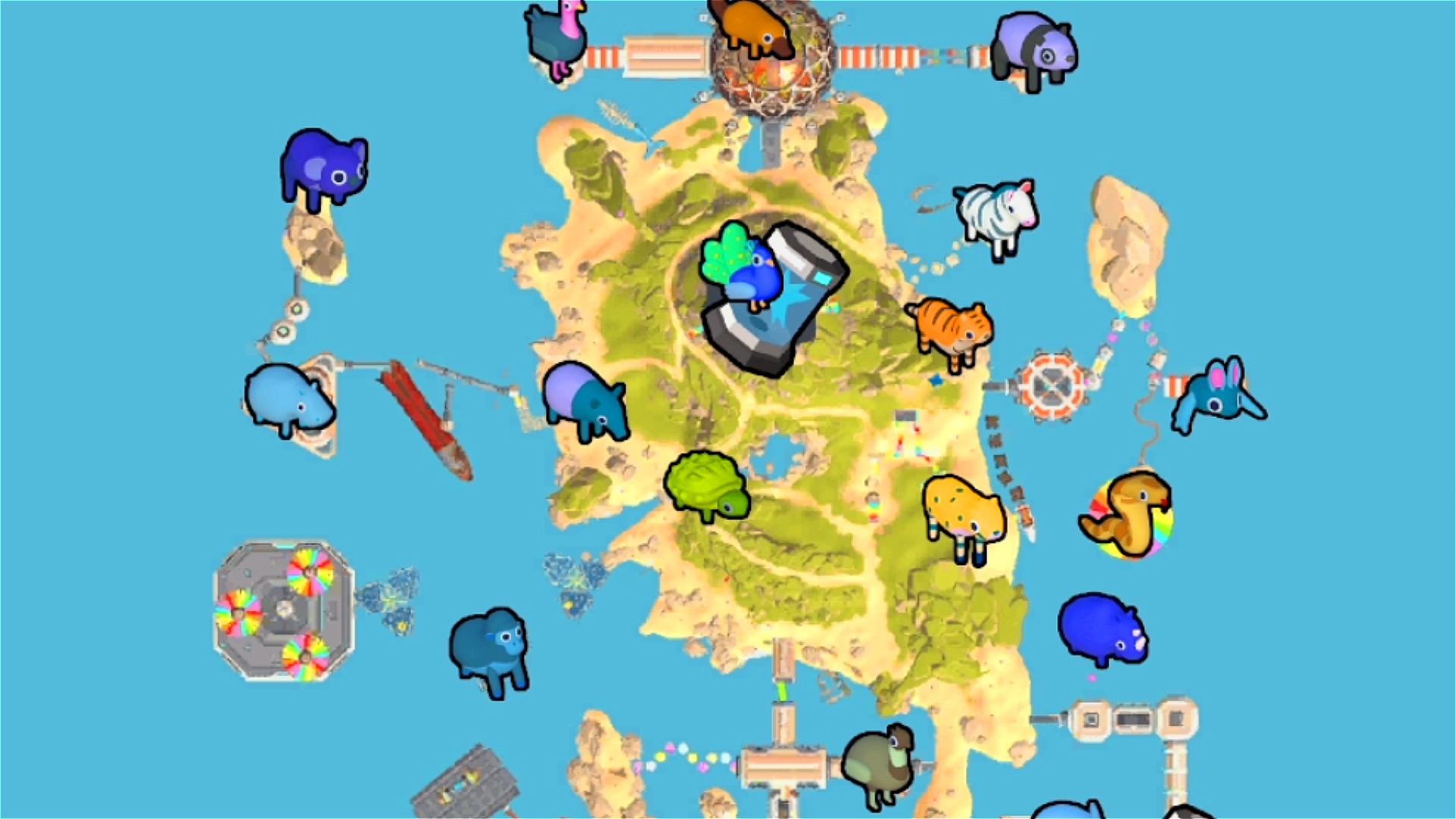 Obby: Beast Games on the island screenshot