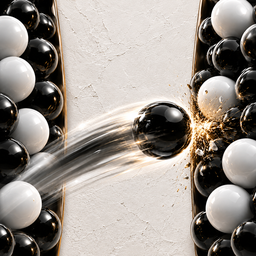Ball cascade - swipe arcade