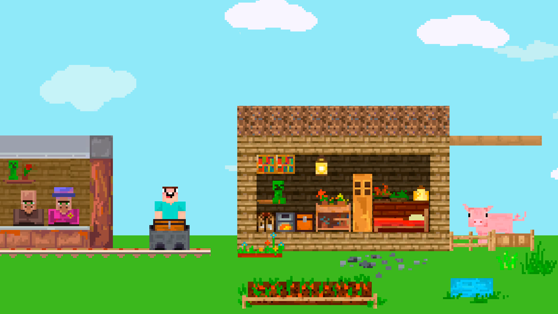 Nubik Miner: Build a village! screenshot