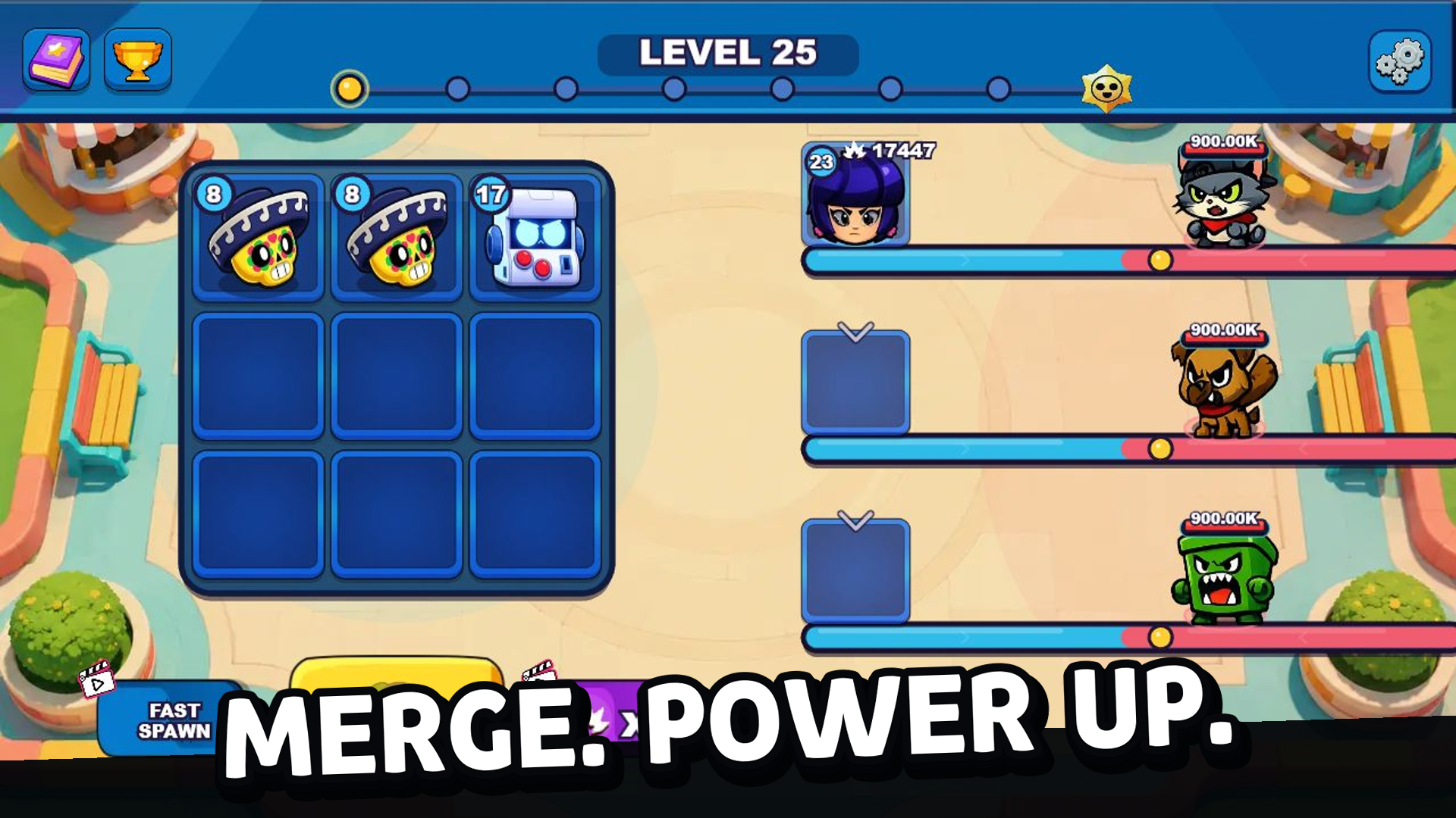 Merge Starr: Battle & Bosses — screenshot 4