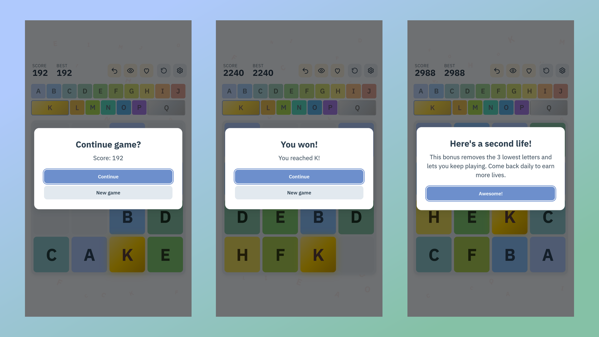 2048 Alphabet — screenshot 4