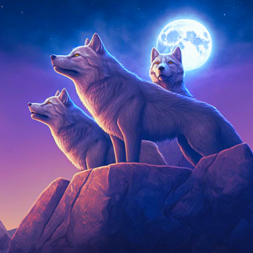 Wolf simulator: Leader of the pack icon