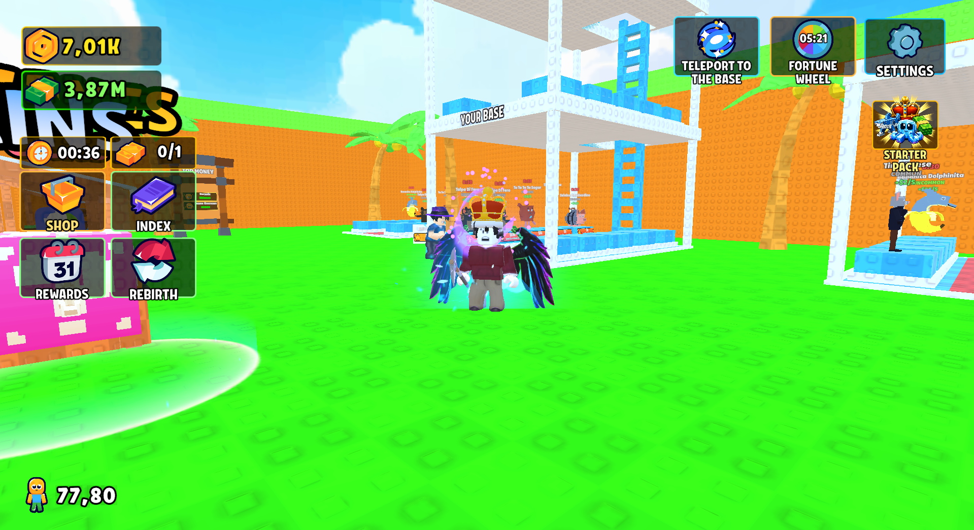 Shrink For Brainrots and Lucky Blocks — screenshot 1