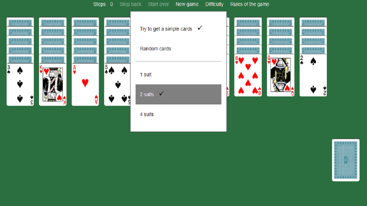 Spider Solitaire Plus — screenshot 2