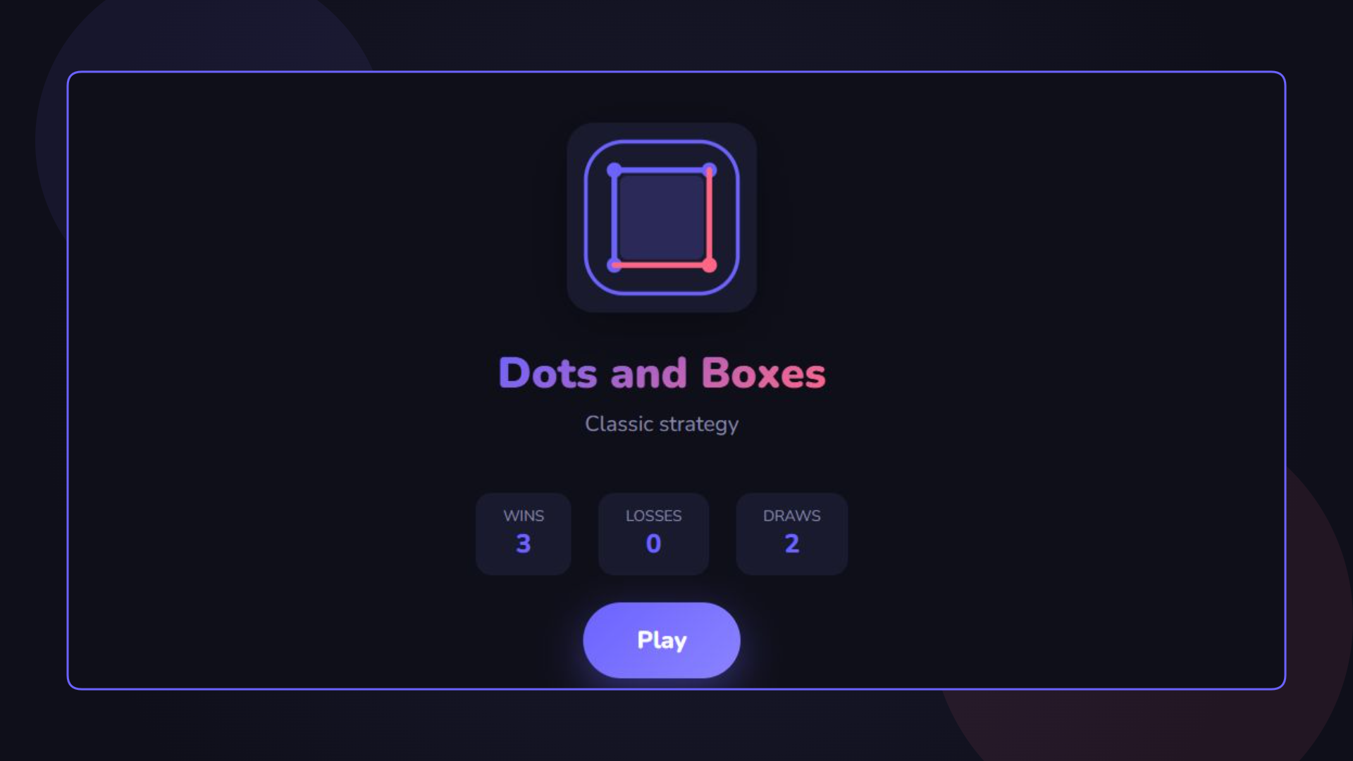 Dots and Boxes — screenshot 1