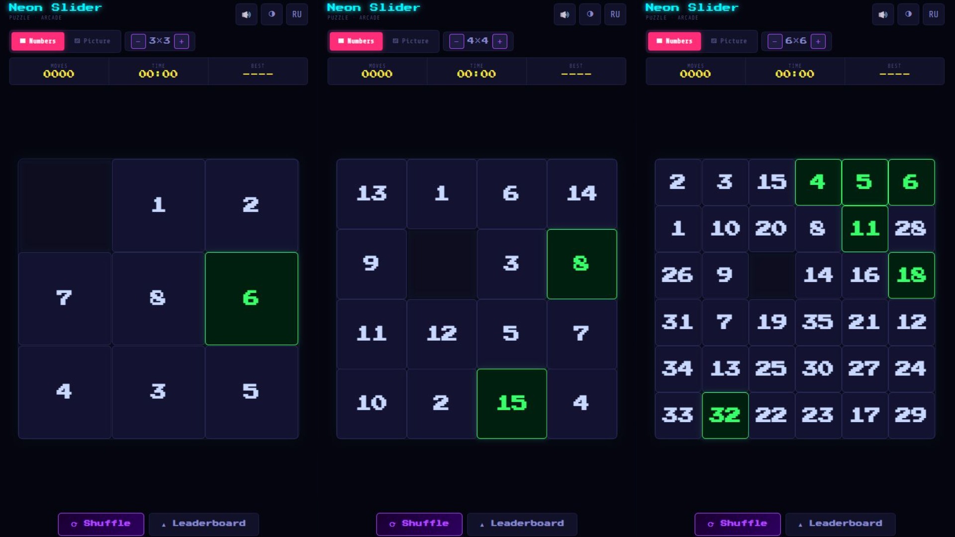 Neon Slider — screenshot 2
