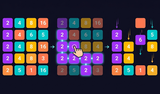 Merging Numbers 2048