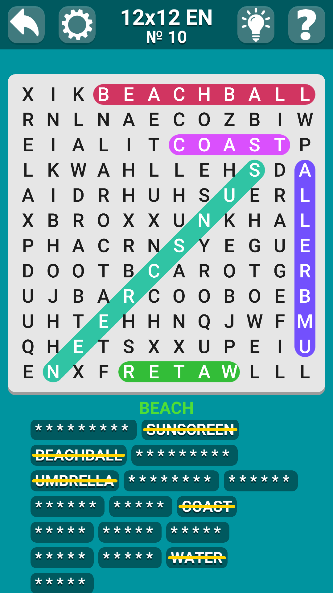 Search Words With Hint screenshot 8
