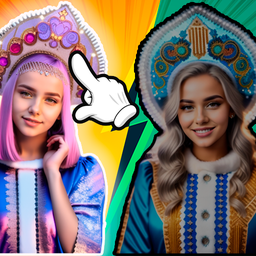 Снегурочки. Выбери самую красивую!